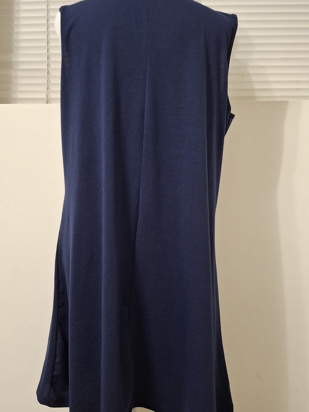 GABREBI Navy Blue Sleeveless A-Line Tank Dress - Women's Size XL - Picture 4 of 5